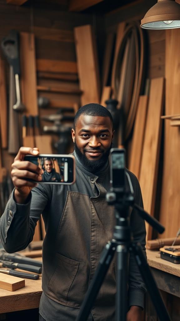 Devon Rhodes creating content