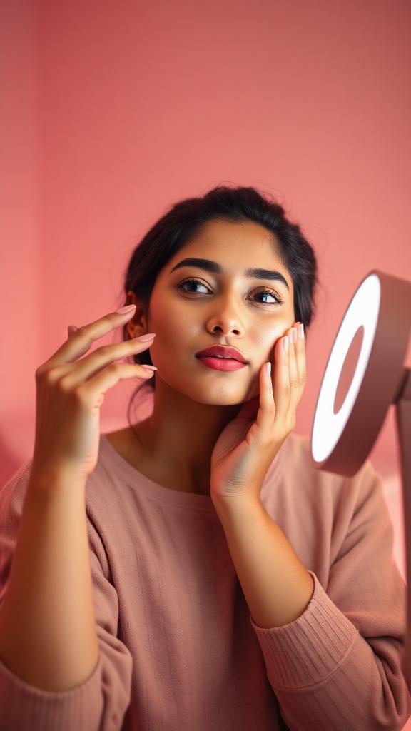 Sana Patel creating content
